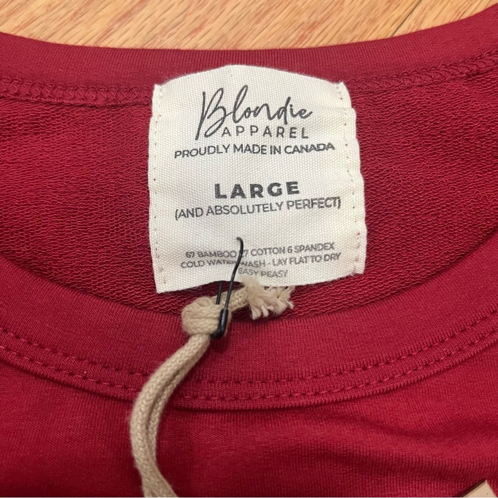 Blondie Apparel Hillside Red Sweater - Picture 4 of 10